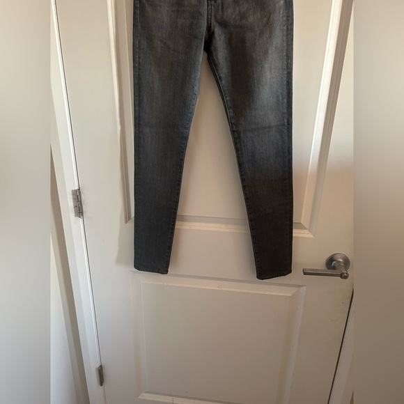 AG Adriano Goldschmied Farrah High Rise Skinny Jeans 26R Grey Pearls - Picture 5 of 14